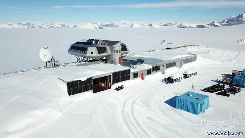 Polar station: Princess Elisabeth research station is located in East Antarctica, one of Earth's harshest environments.