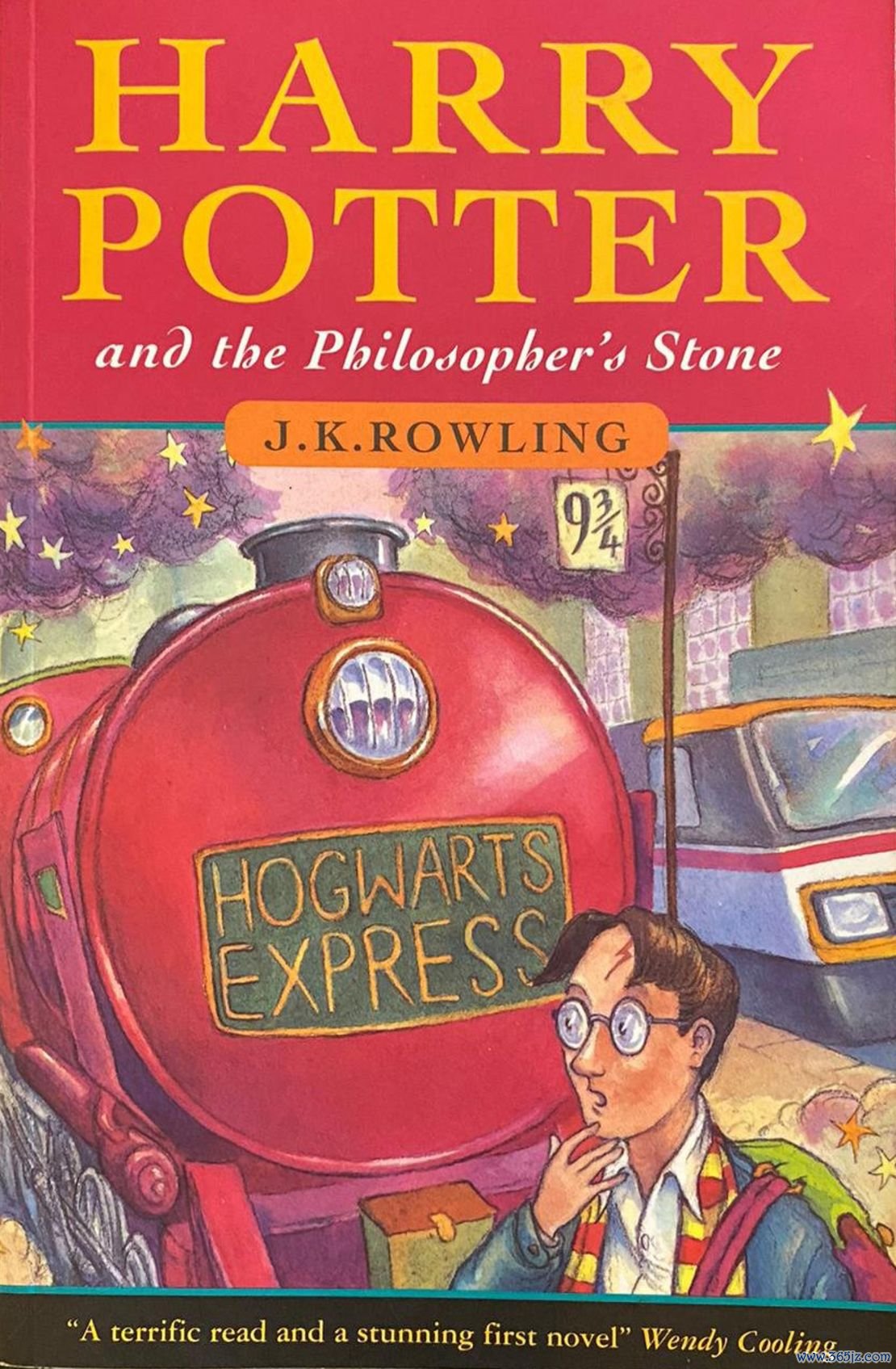 The first edition of 1997 book "Harry Potter and the Philosopher's Stone" -- which Taylor illustrated.
